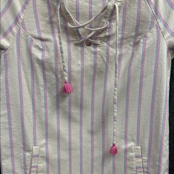 Southern Tide Pink and Cream Striped Garment Dress - Picture 3 of 6